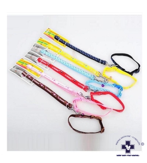 Dây xích chó mèo kết hợp vòng cổ