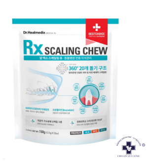 SNACK xương nhai dinh dưỡng, sạch răng - Dr.Healmedix Rx Scaling Chew 150gr