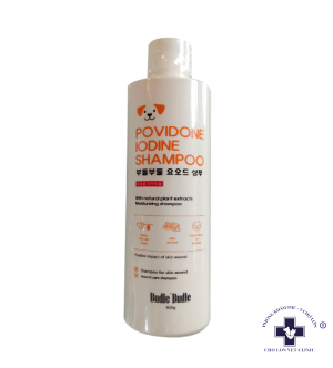 Sữa Tắm Thảo Dược Trị Nấm & Viêm Da Cho Chó Mèo - Budle Povidone Iodine 300ml