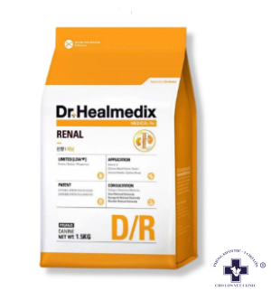  Thức ăn khô hỗ trợ bệnh thận cho chó - Dr.Healmedix RENAL D/R 1.5kg